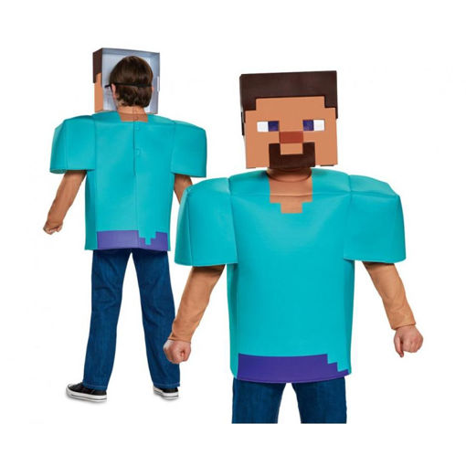 Picture of MINECRAFT STEVE COSTUME 7-8 YEARS